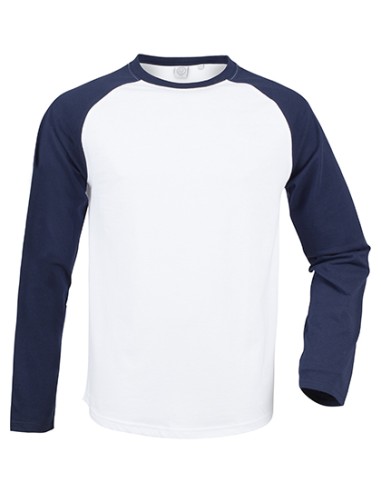 S-SF271-Mens Long Sleeved Baseball T